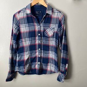 AE plaid button up